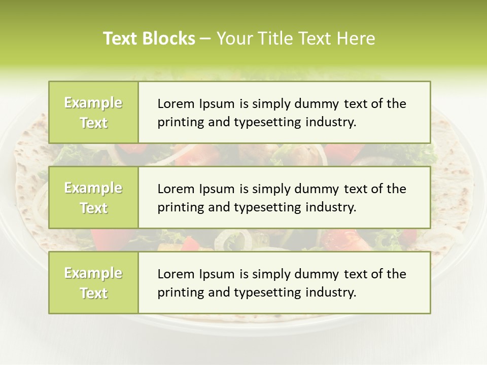 Snack Grilled Grill PowerPoint Template