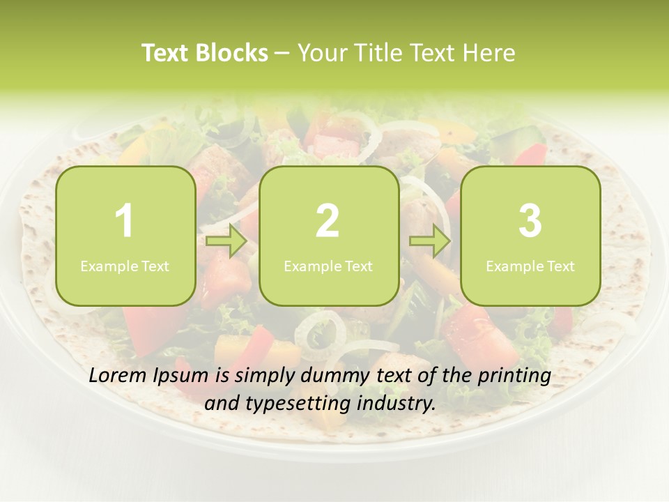 Snack Grilled Grill PowerPoint Template