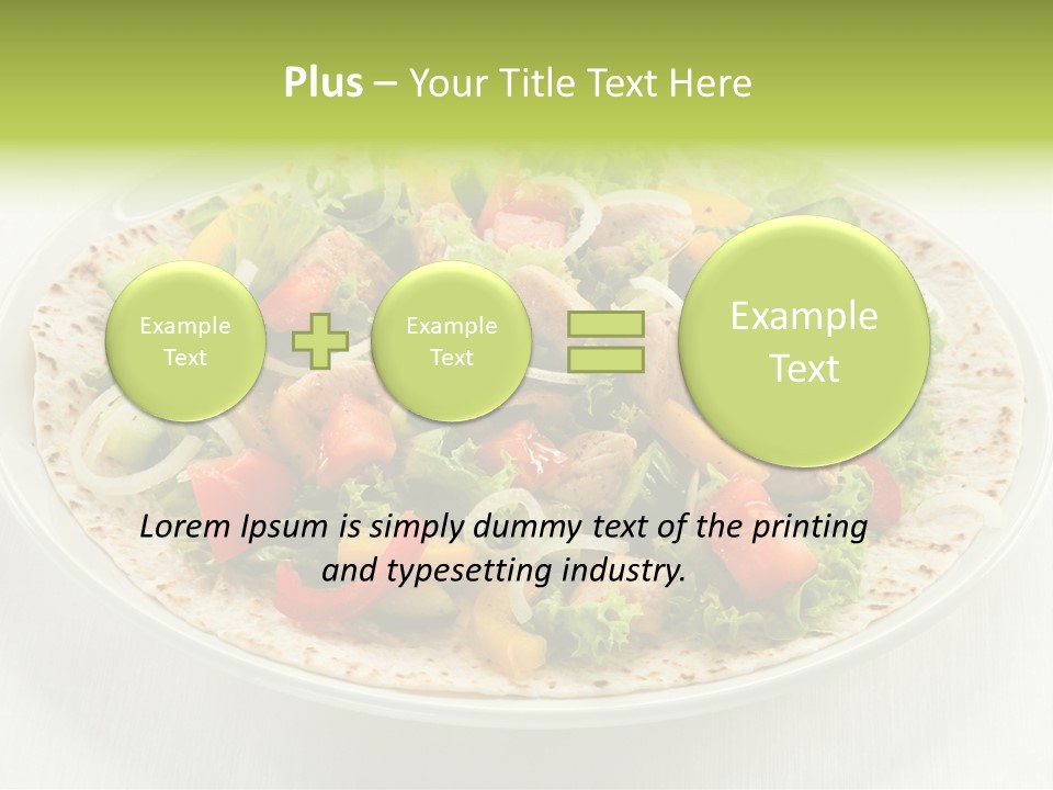 Snack Grilled Grill PowerPoint Template
