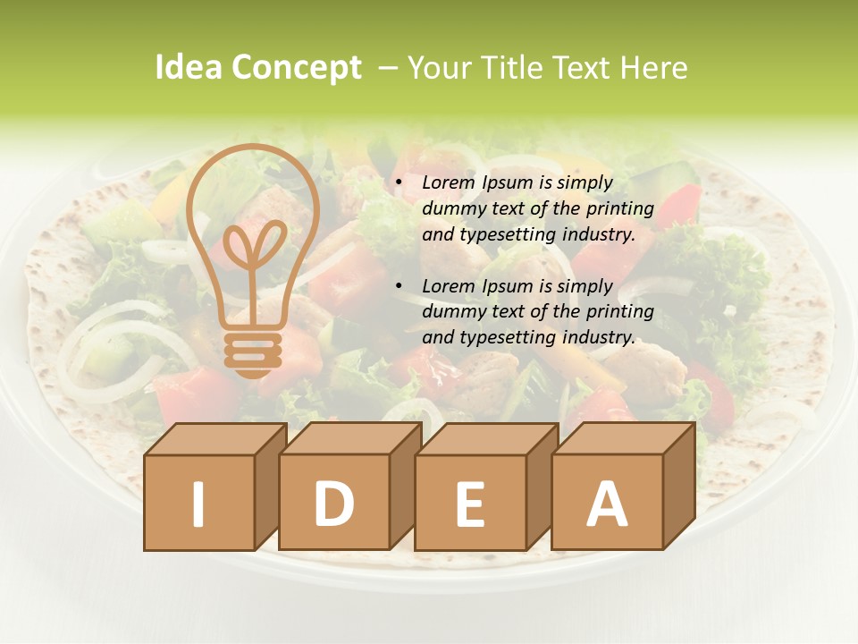 Snack Grilled Grill PowerPoint Template