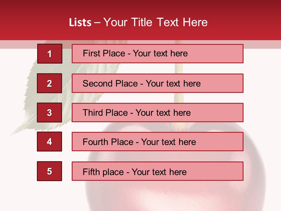 Green Juicy Red PowerPoint Template