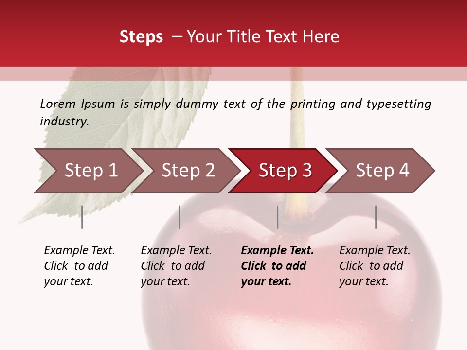 Green Juicy Red PowerPoint Template