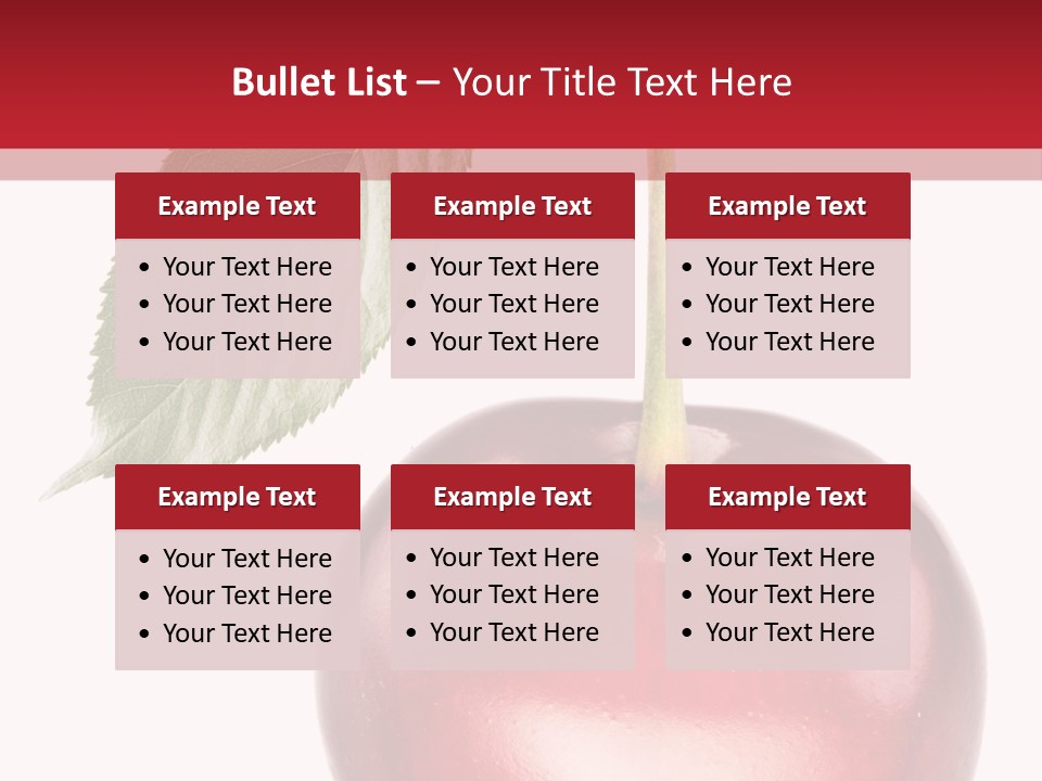 Green Juicy Red PowerPoint Template