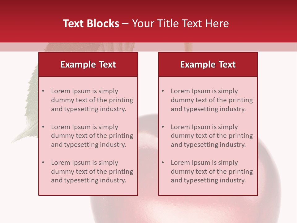 Green Juicy Red PowerPoint Template