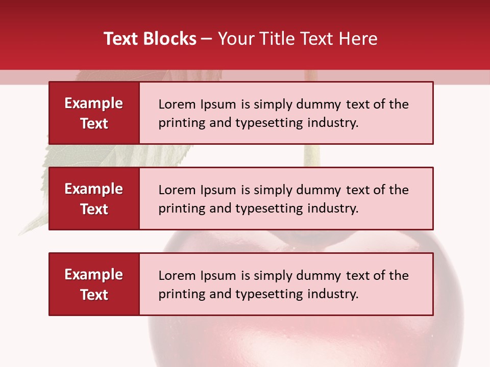 Green Juicy Red PowerPoint Template