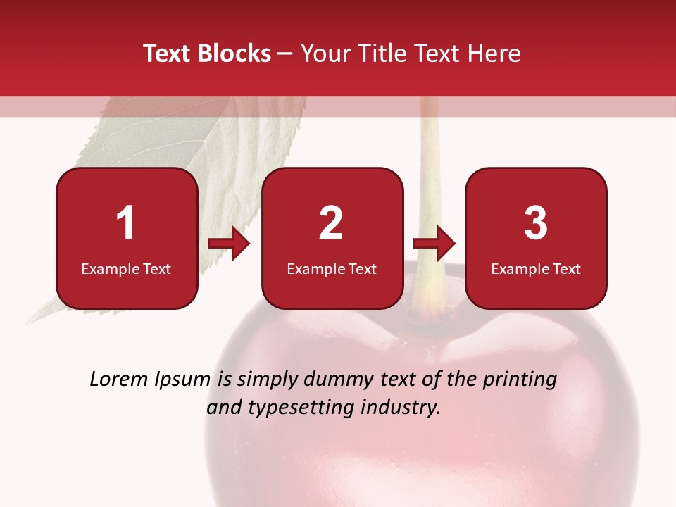 Green Juicy Red PowerPoint Template