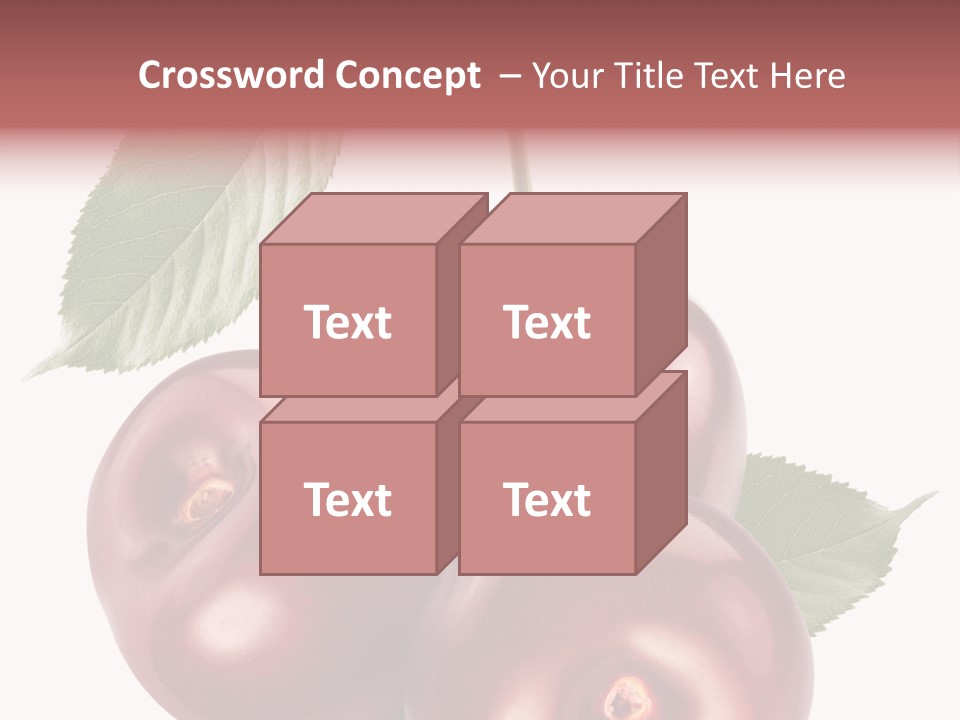Three Close Up Juicy PowerPoint Template