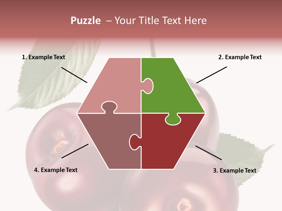 Three Close Up Juicy PowerPoint Template