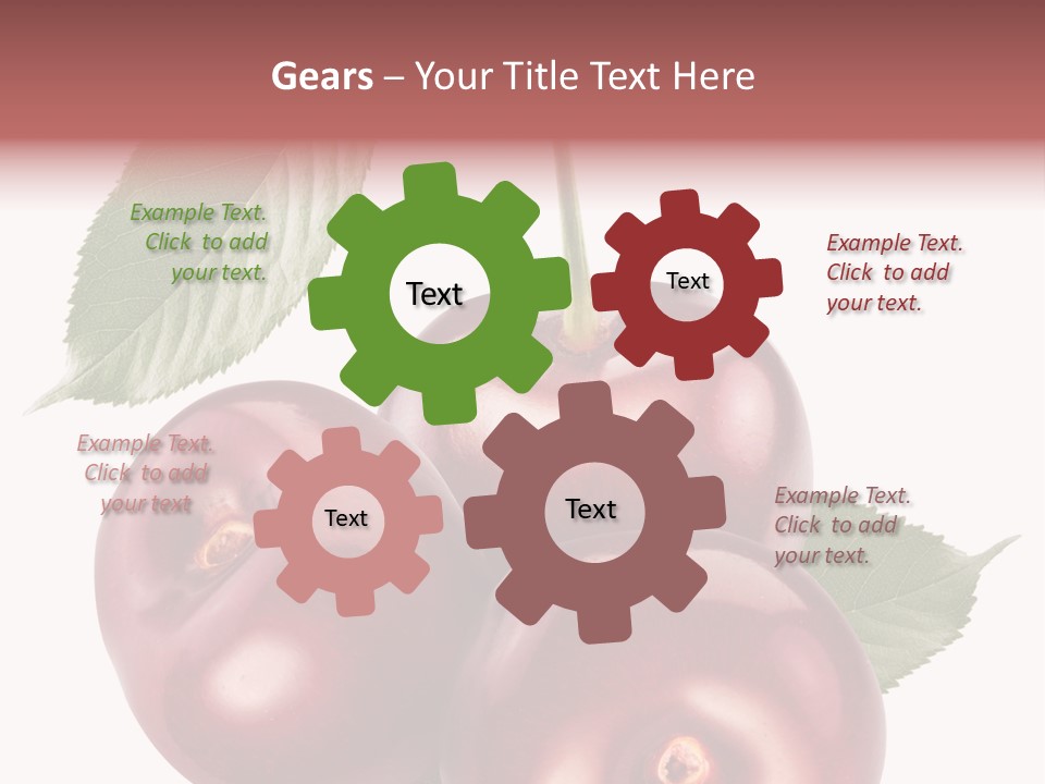 Three Close Up Juicy PowerPoint Template