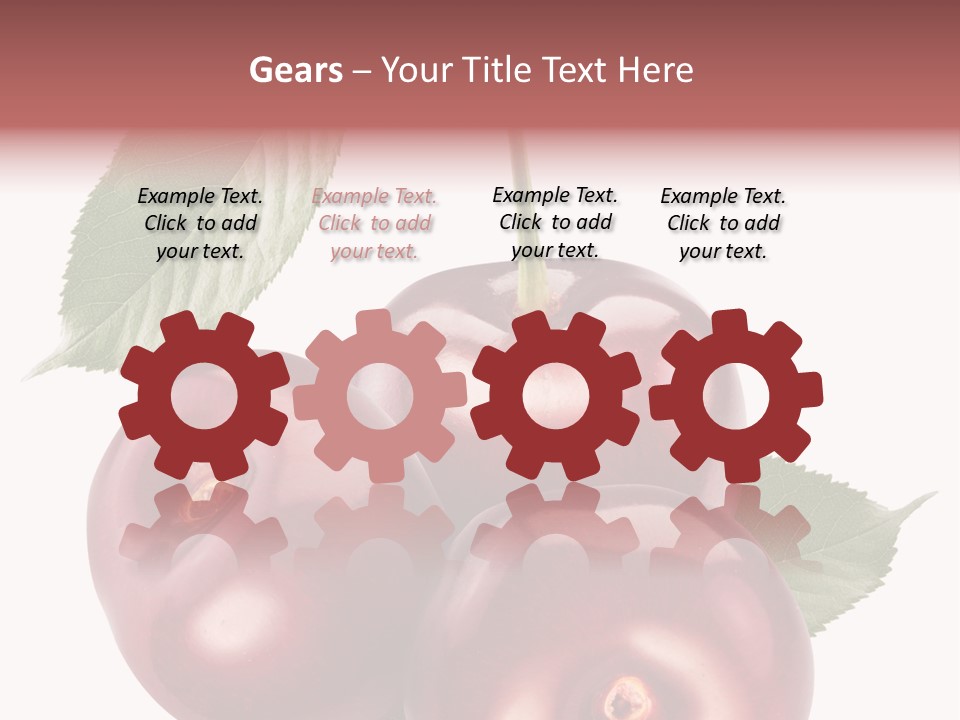 Three Close Up Juicy PowerPoint Template