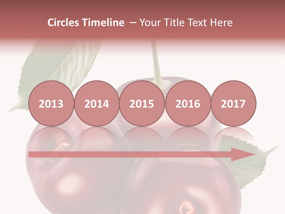 Three Close Up Juicy PowerPoint Template