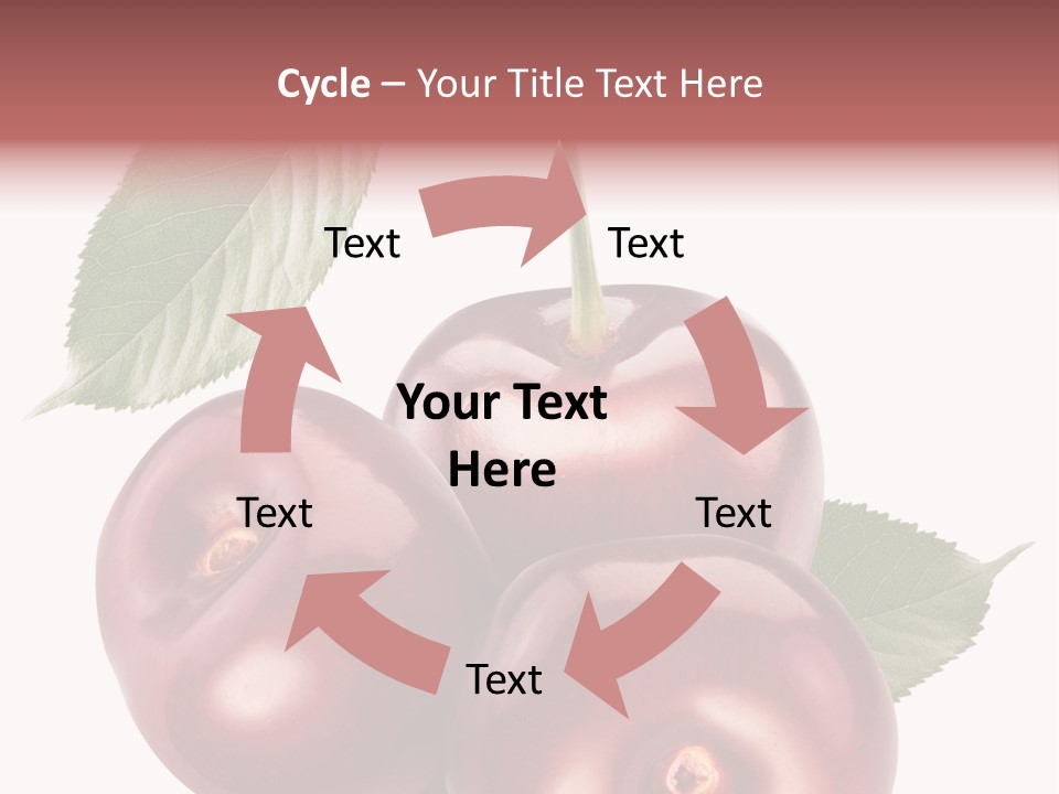 Three Close Up Juicy PowerPoint Template