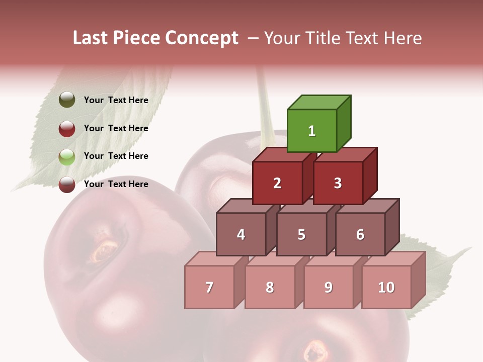 Three Close Up Juicy PowerPoint Template