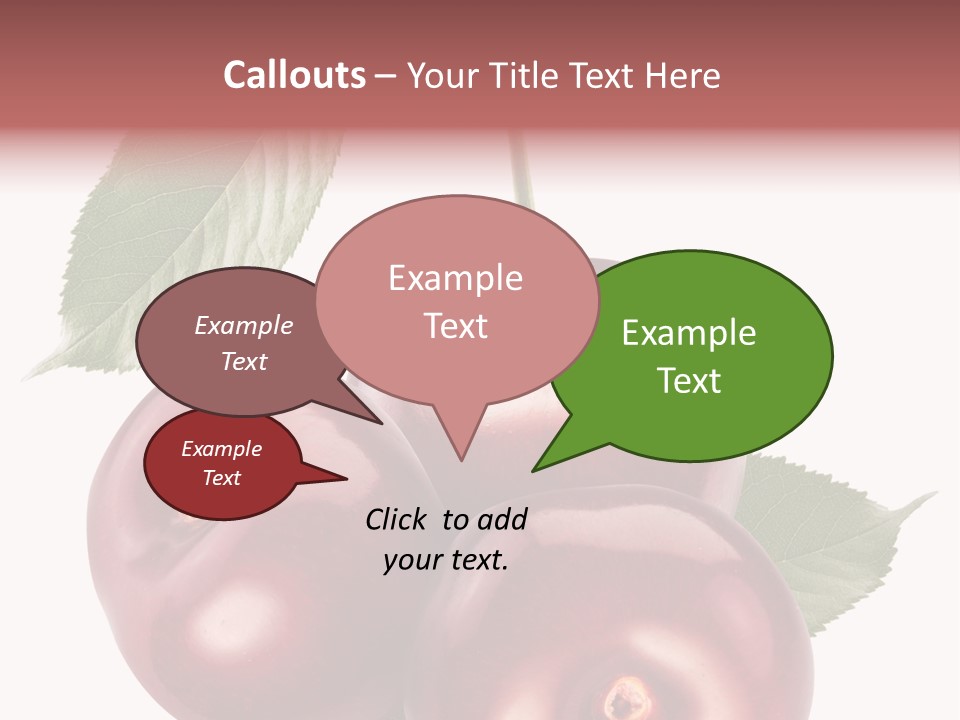 Three Close Up Juicy PowerPoint Template