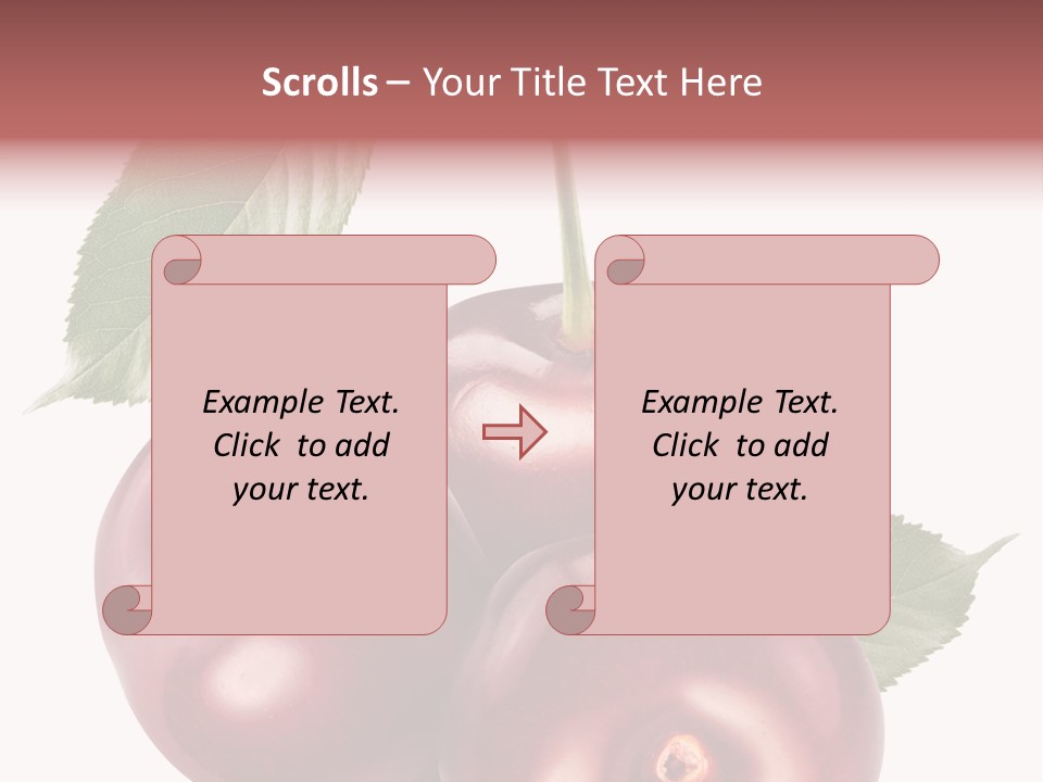 Three Close Up Juicy PowerPoint Template