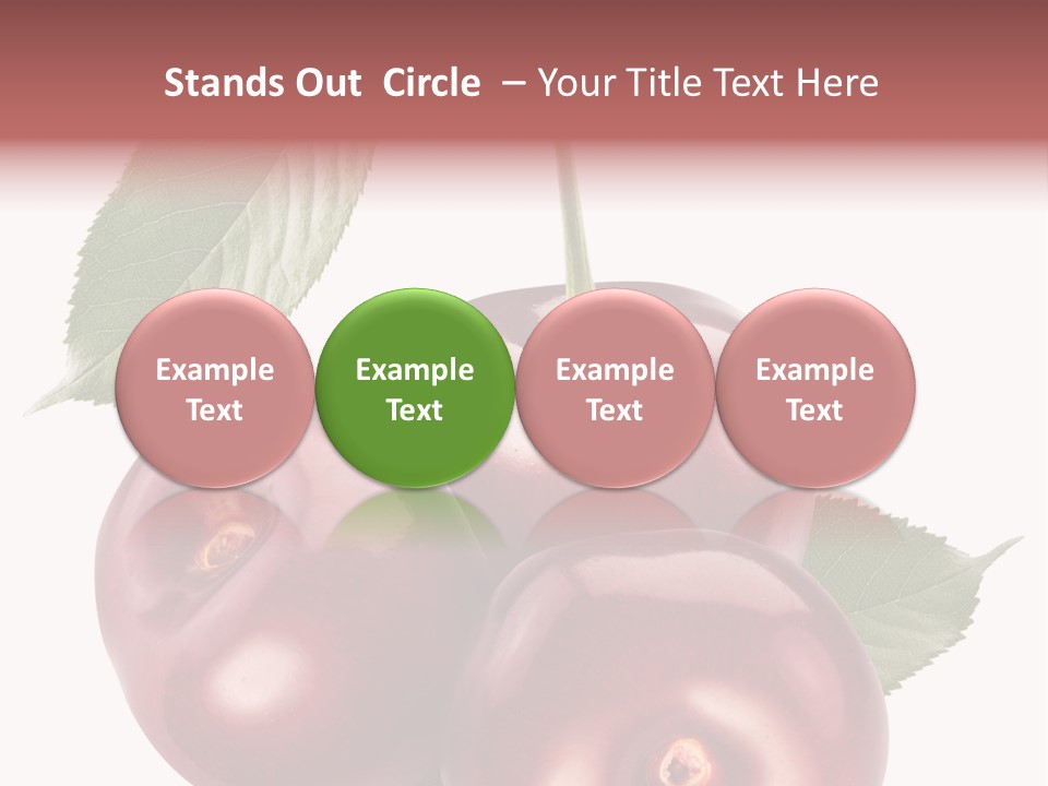 Three Close Up Juicy PowerPoint Template