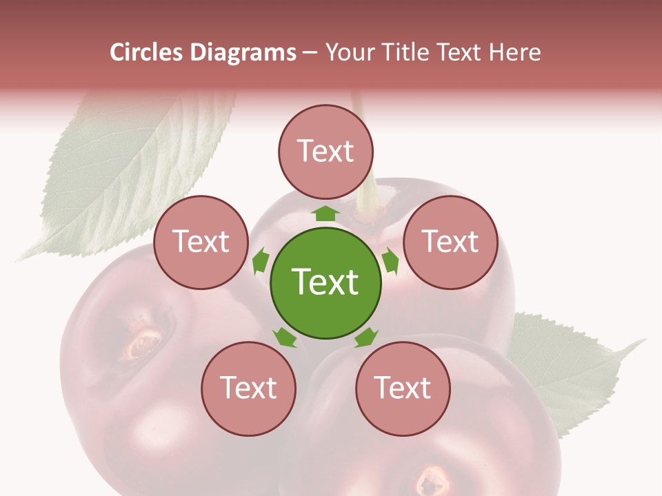 Three Close Up Juicy PowerPoint Template