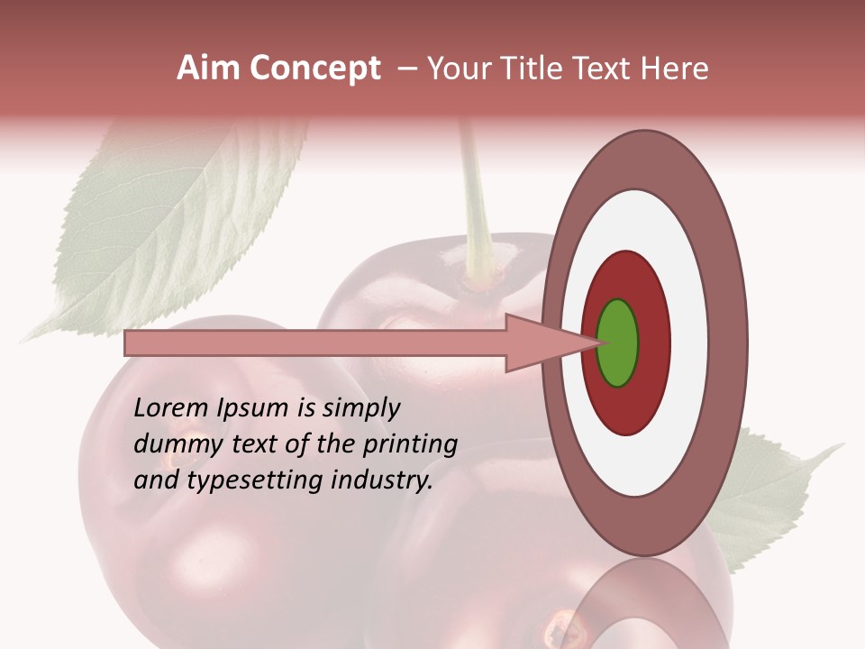 Three Close Up Juicy PowerPoint Template