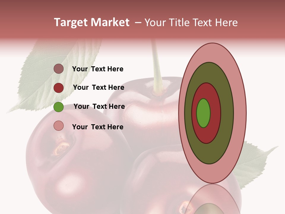 Three Close Up Juicy PowerPoint Template