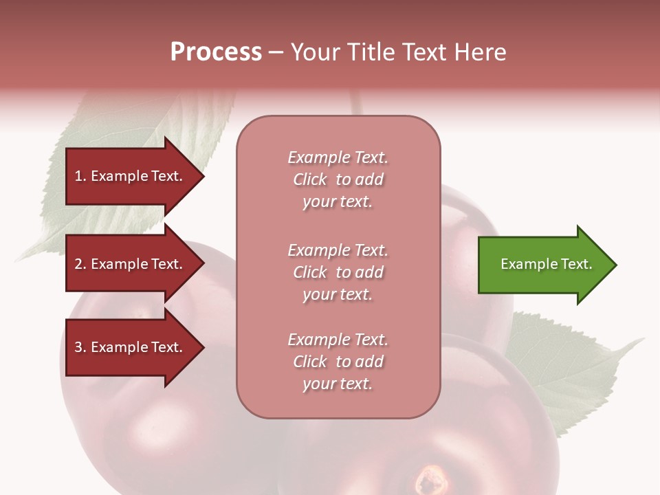 Three Close Up Juicy PowerPoint Template