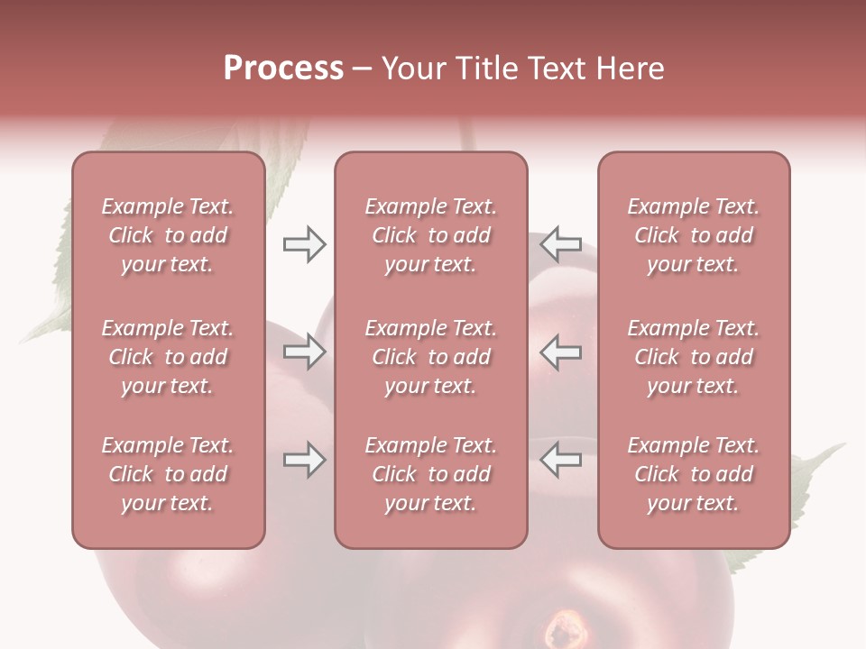 Three Close Up Juicy PowerPoint Template