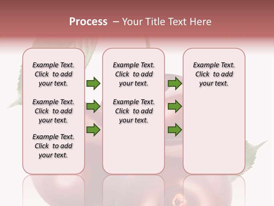 Three Close Up Juicy PowerPoint Template