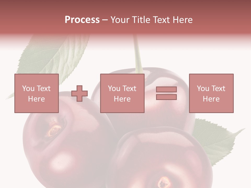 Three Close Up Juicy PowerPoint Template