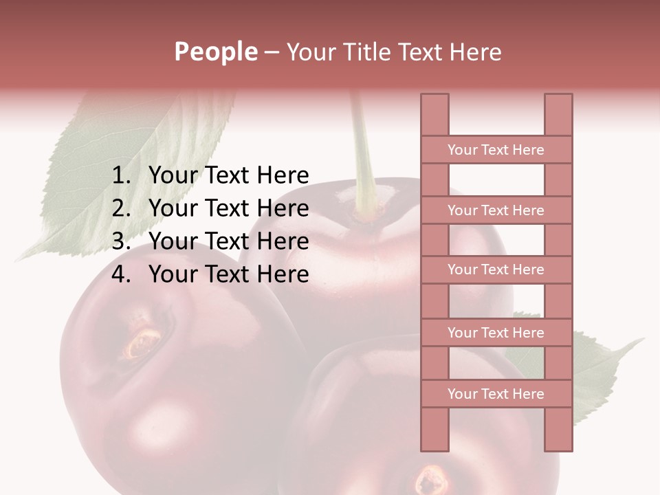 Three Close Up Juicy PowerPoint Template