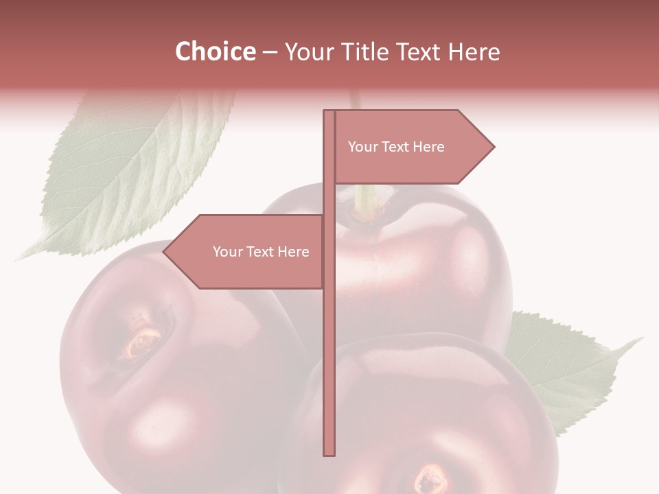 Three Close Up Juicy PowerPoint Template
