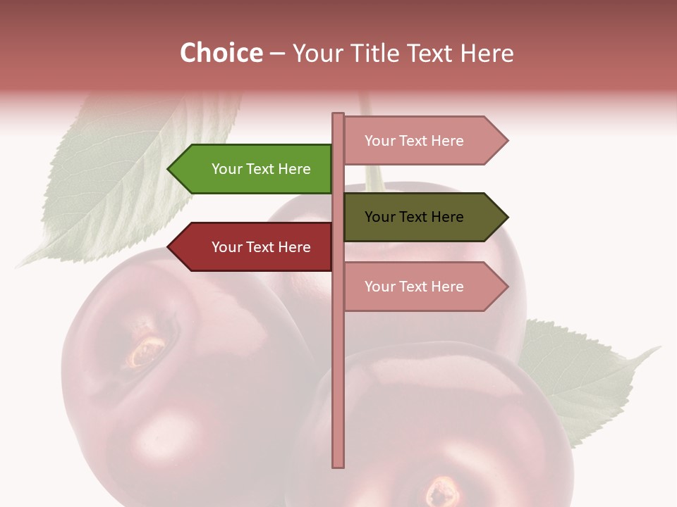 Three Close Up Juicy PowerPoint Template