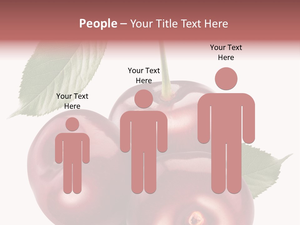 Three Close Up Juicy PowerPoint Template