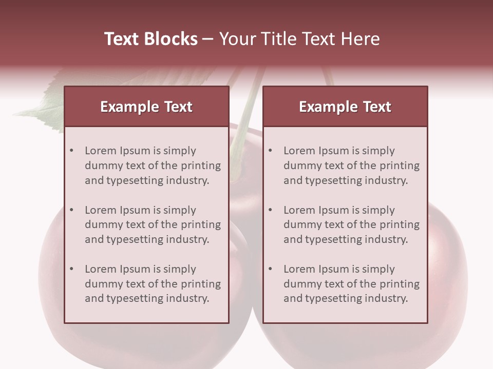 Group Berry Natural PowerPoint Template
