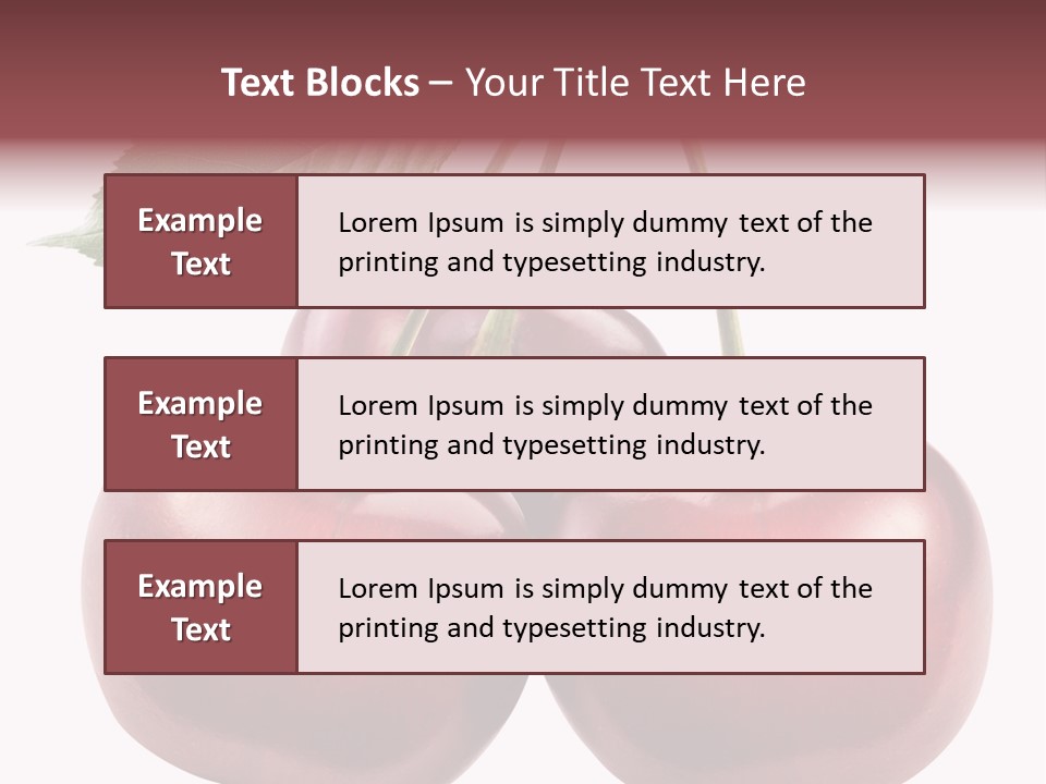 Group Berry Natural PowerPoint Template