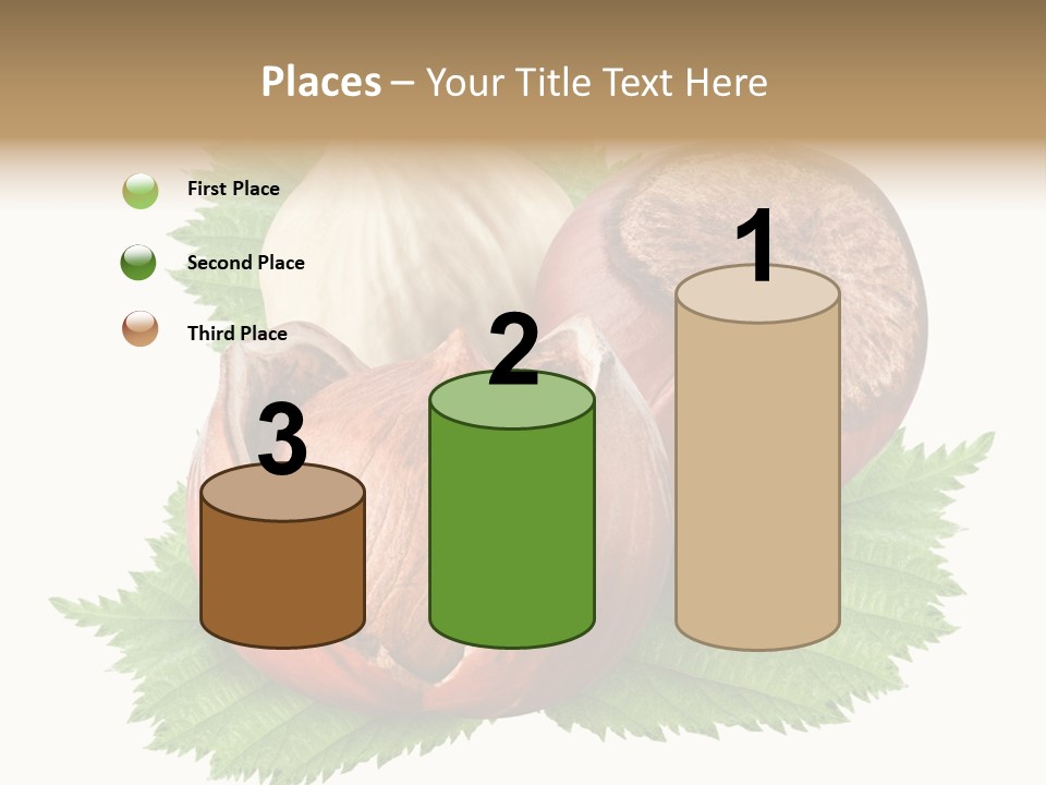 Tree Walnut Object PowerPoint Template