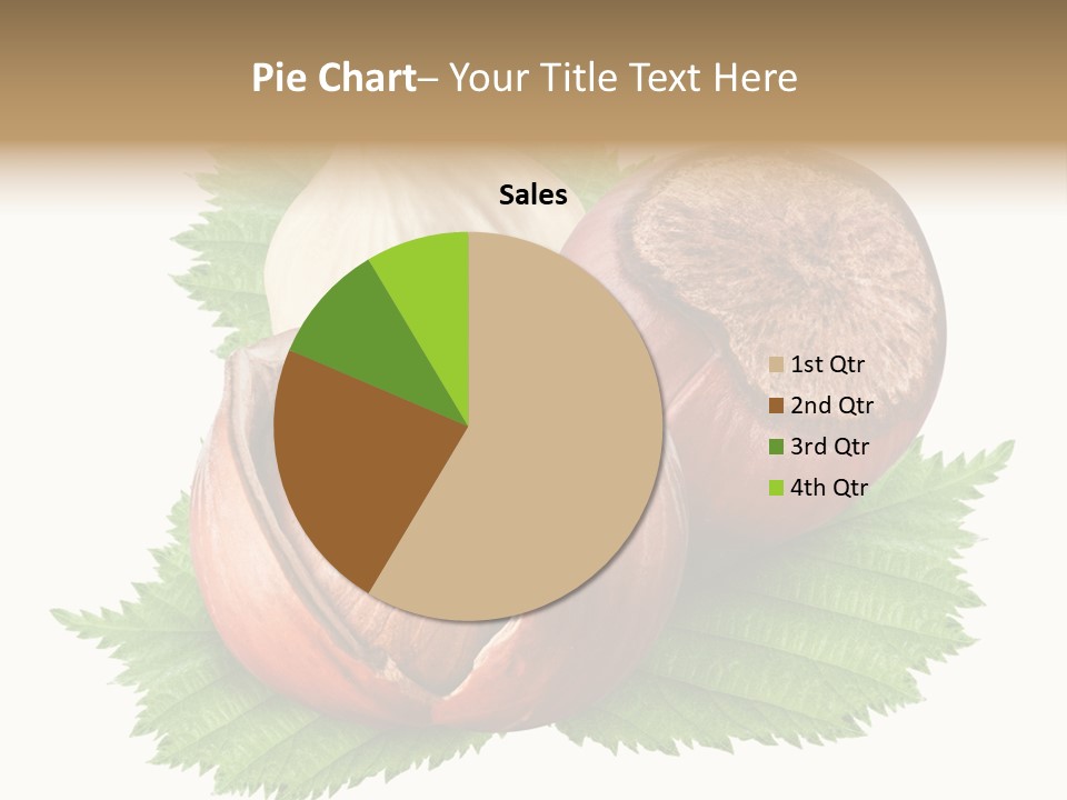 Tree Walnut Object PowerPoint Template