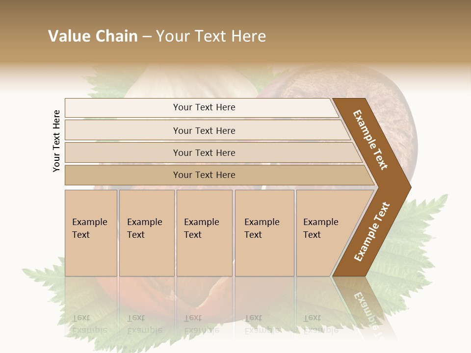 Tree Walnut Object PowerPoint Template