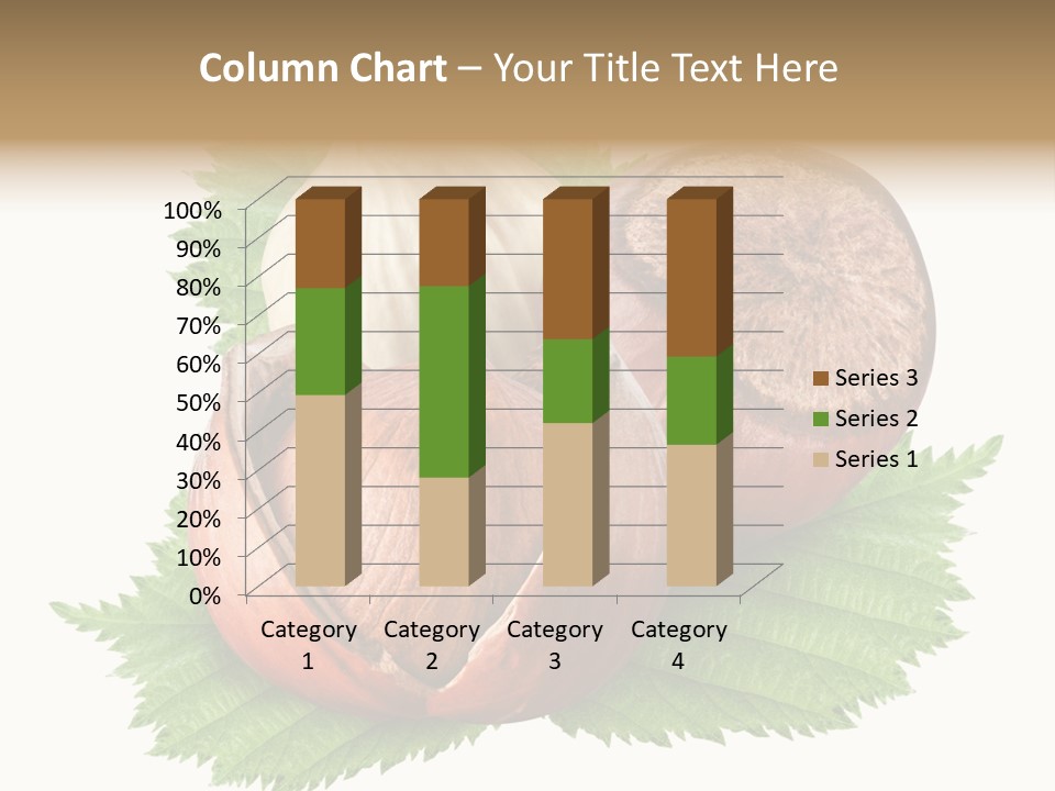 Tree Walnut Object PowerPoint Template