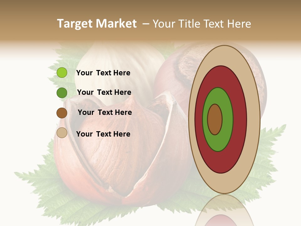 Tree Walnut Object PowerPoint Template