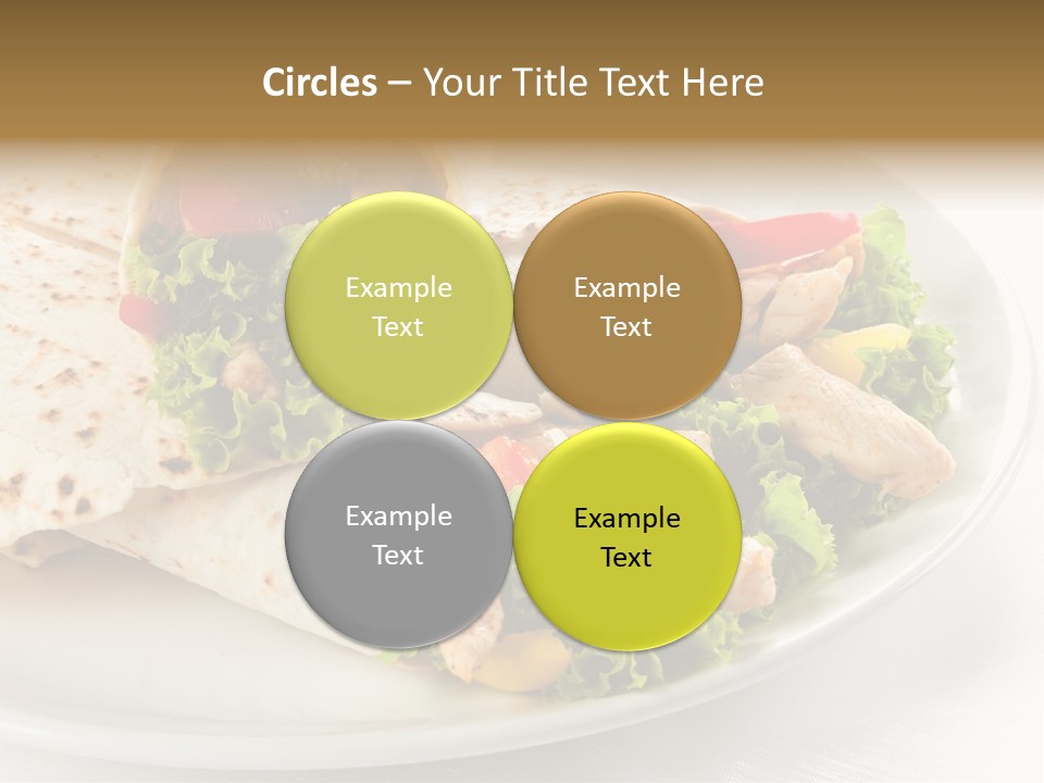 Barbecue Mexican Antipasto PowerPoint Template