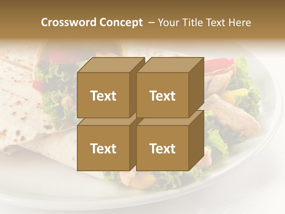 Barbecue Mexican Antipasto PowerPoint Template