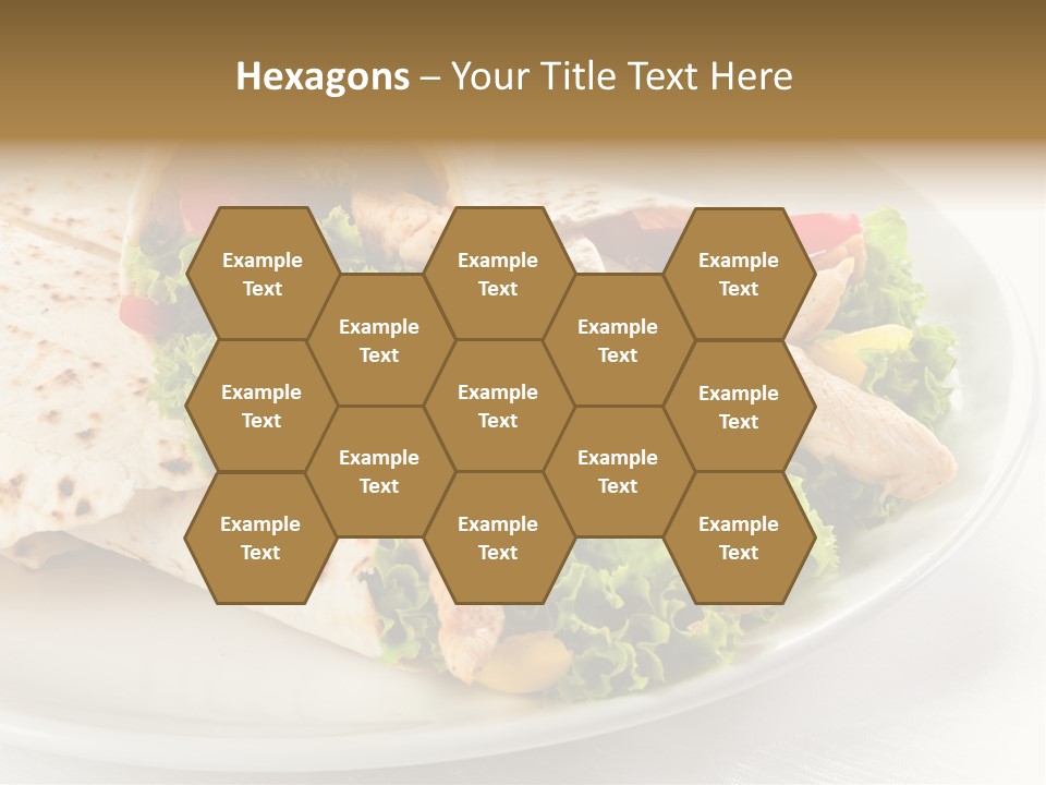 Barbecue Mexican Antipasto PowerPoint Template