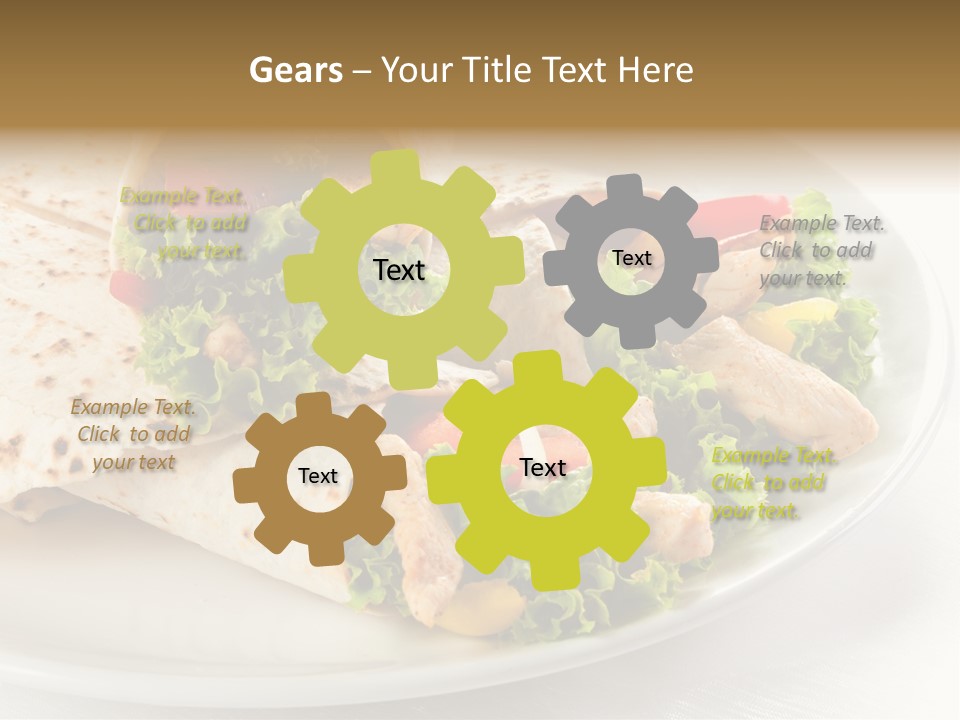 Barbecue Mexican Antipasto PowerPoint Template