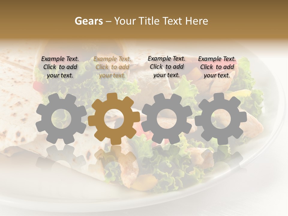 Barbecue Mexican Antipasto PowerPoint Template