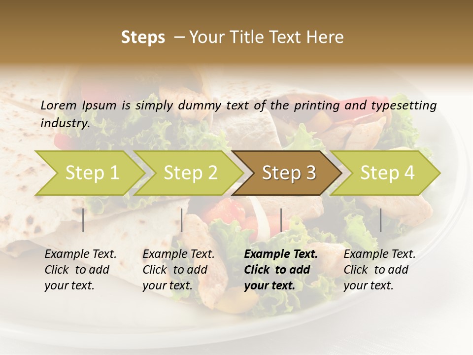 Barbecue Mexican Antipasto PowerPoint Template