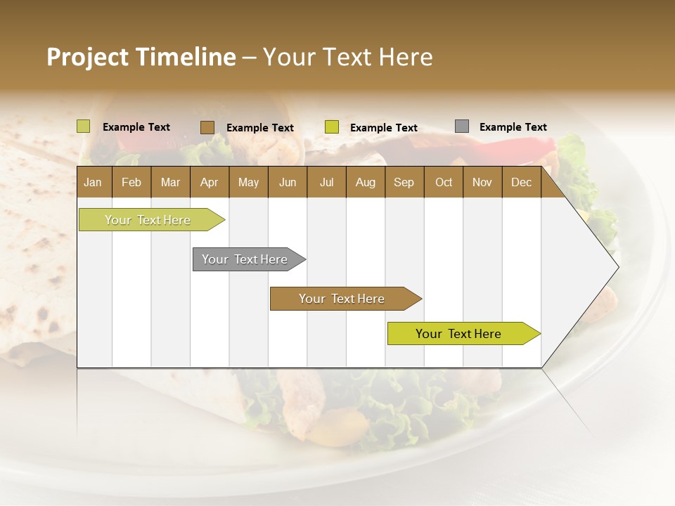 Barbecue Mexican Antipasto PowerPoint Template