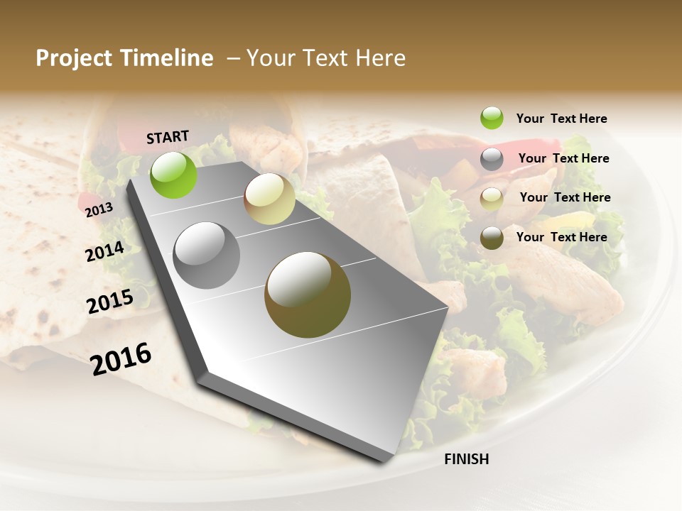 Barbecue Mexican Antipasto PowerPoint Template