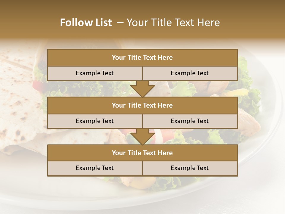 Barbecue Mexican Antipasto PowerPoint Template