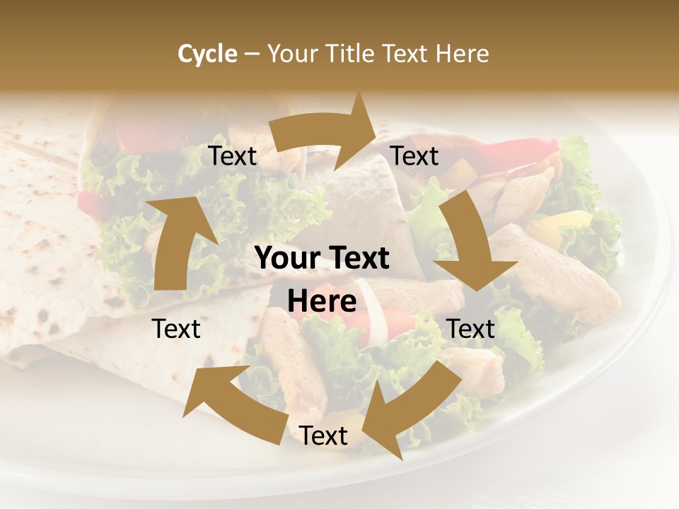 Barbecue Mexican Antipasto PowerPoint Template