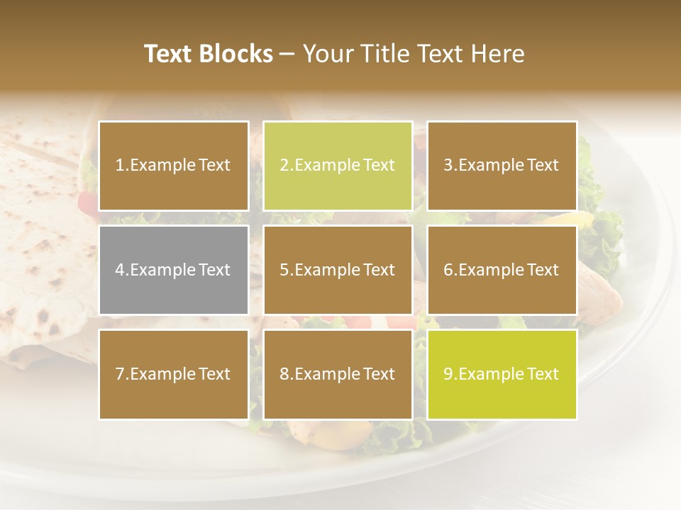 Barbecue Mexican Antipasto PowerPoint Template