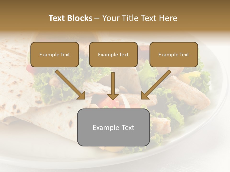 Barbecue Mexican Antipasto PowerPoint Template